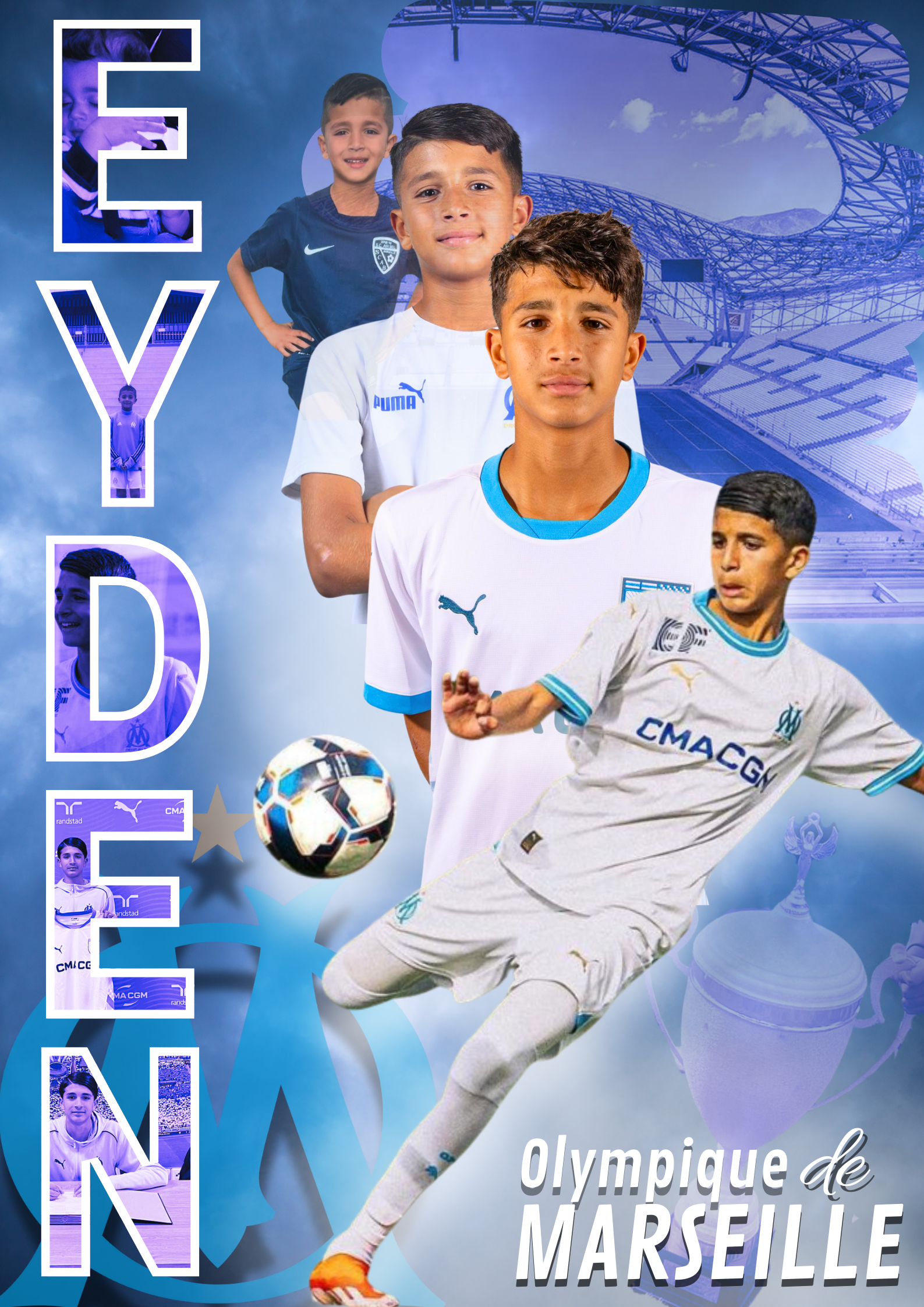 Affiche enfant PLAYER ACADEMY